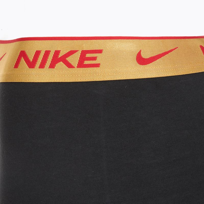 Uomo Nike Everyday Cotton Stretch Trunk boxer 3 paia blk/university red/wheat gold/nero high shine wb 6