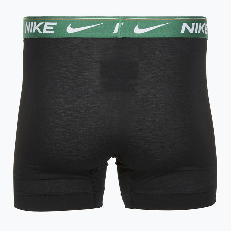 Boxer Nike Dri-FIT Ultra Comfort da uomo 3 paia nero evrgreen aura/deep night/nero in vita 5