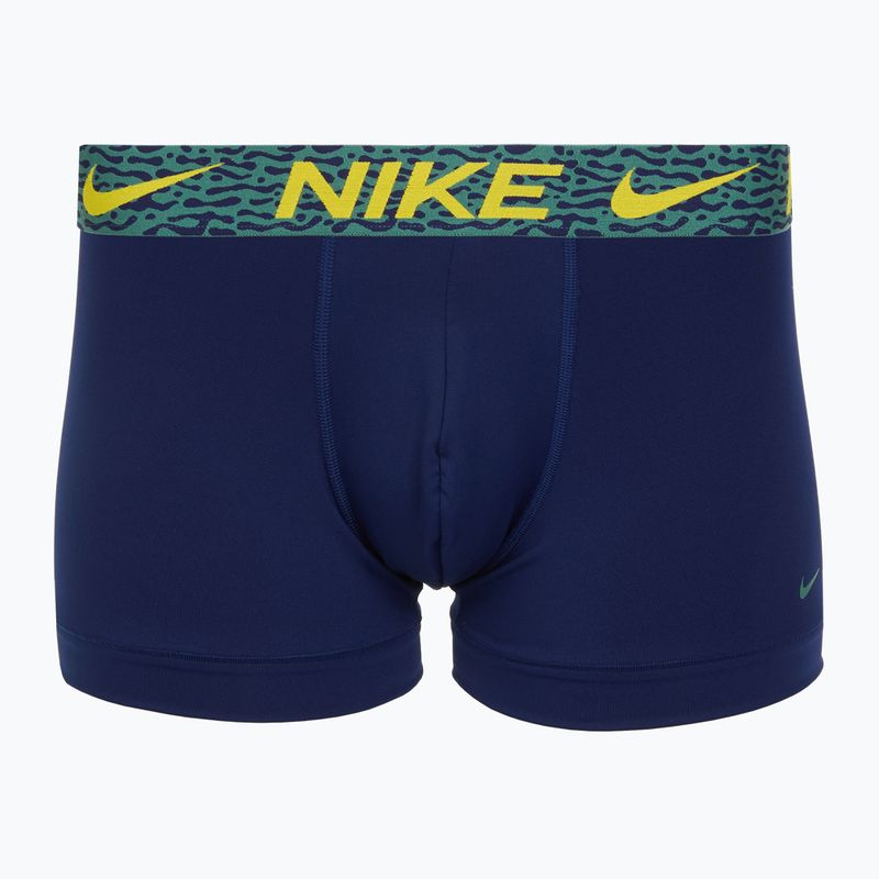 Boxer da uomo Nike Dri-Fit Essential Micro Trunk 3 paia blu void/lgh crim/brht citron/evergrn aura/abst wb 2