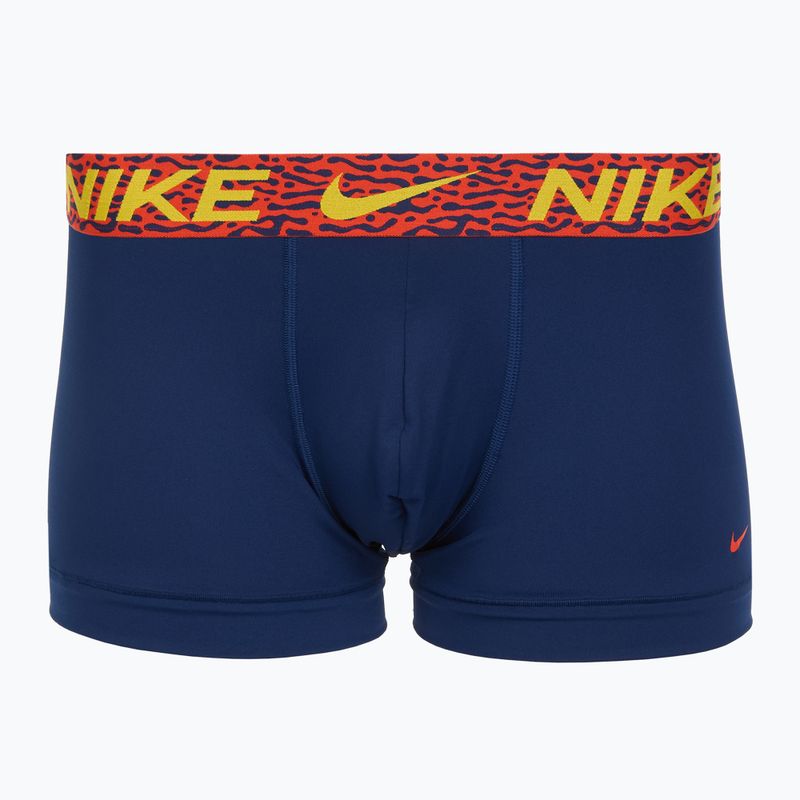 Boxer da uomo Nike Dri-Fit Essential Micro Trunk 3 paia blu void/lgh crim/brht citron/evergrn aura/abst wb 4
