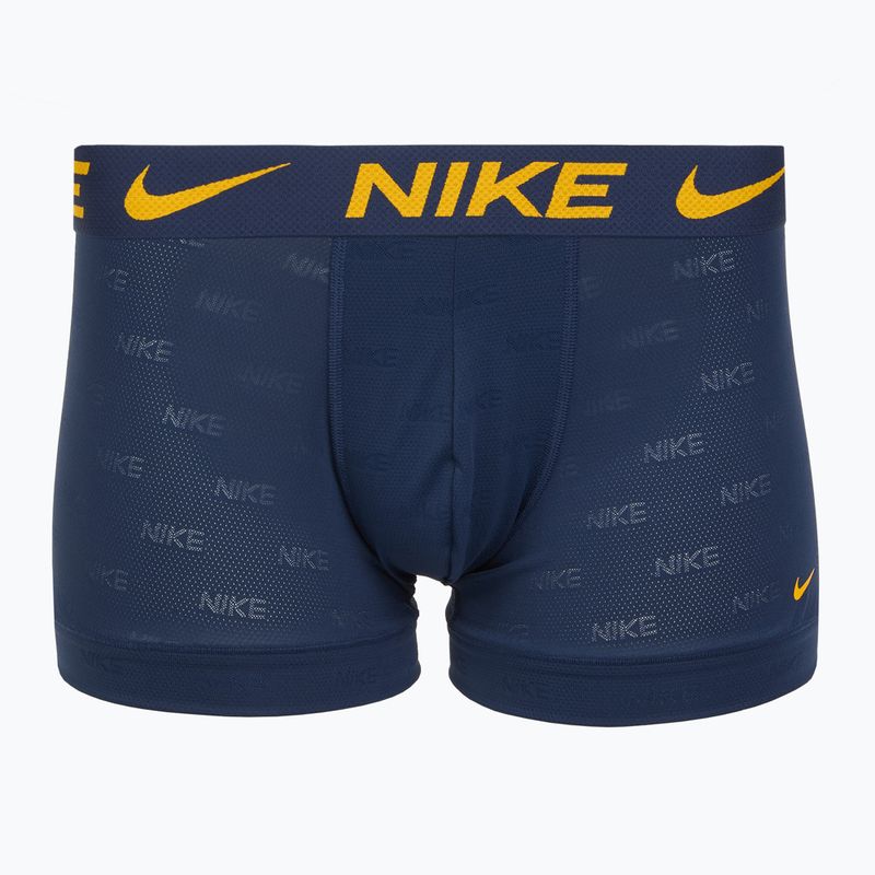 Nike Elite Breathe Trunk boxer da uomo 3 paia blu foto/marino notte/nero 3