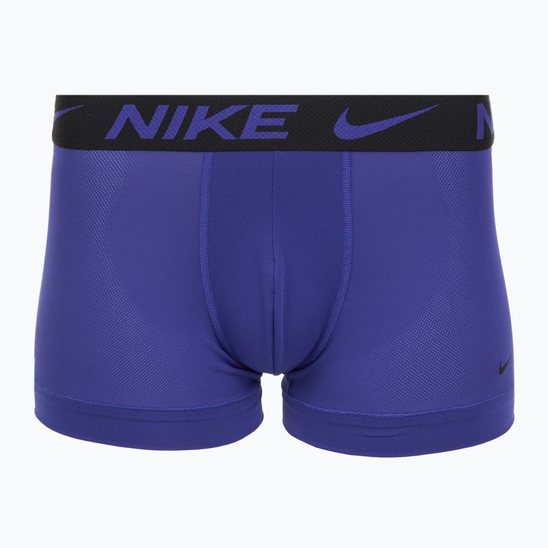 Boxer Nike Dri-FIT Cotton Trunk da uomo 3 paia notte profonda/università oro/verde shock 3