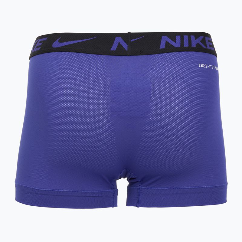 Boxer Nike Dri-FIT Cotton Trunk da uomo 3 paia notte profonda/università oro/verde shock 5