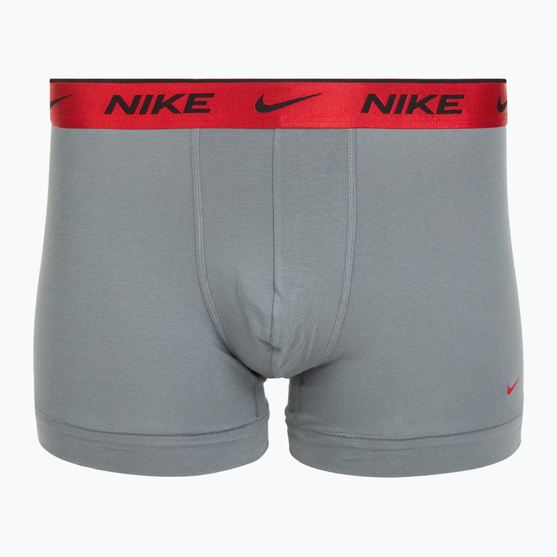 Boxer da uomo Nike Everyday Cotton Stretch Trunk 3 paia blk mt airmx wb/uni red/clear grey high shine wb 2