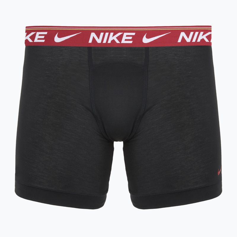 Boxer da uomo Nike Dri-FIT Ultra Comfort 3 pairs black/team crimson/dark raisin/black 2