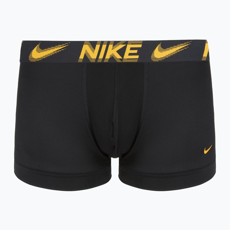 Boxer da uomo Nike Dri-Fit Essential Micro Trunk 3 pairs black/game royal/malachite/un gold/zoom wb 2