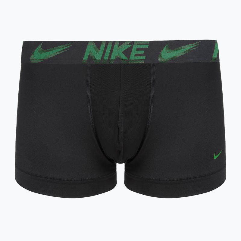 Boxer da uomo Nike Dri-Fit Essential Micro Trunk 3 pairs black/game royal/malachite/un gold/zoom wb 5