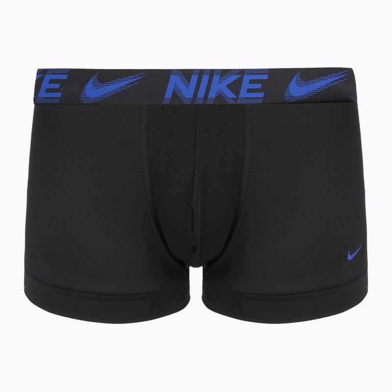 Boxer da uomo Nike Dri-Fit Essential Micro Trunk 3 pairs black/game royal/malachite/un gold/zoom wb 6