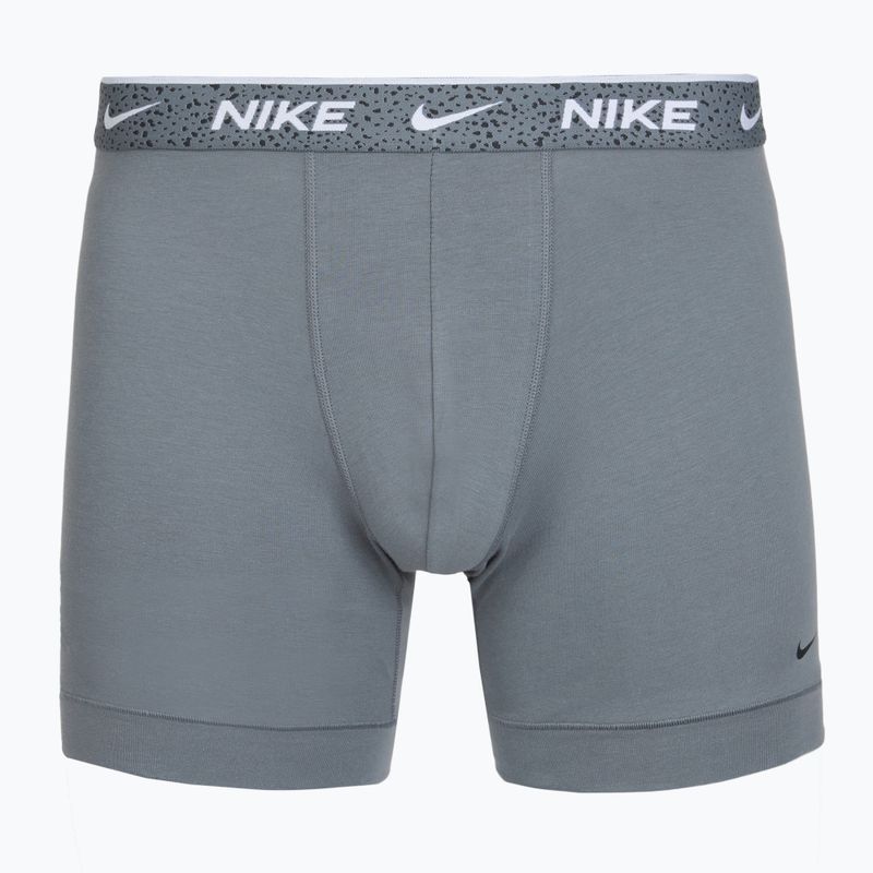 Boxer da uomo Nike Essential Cotton Stretch 3 pairs gray multi 2