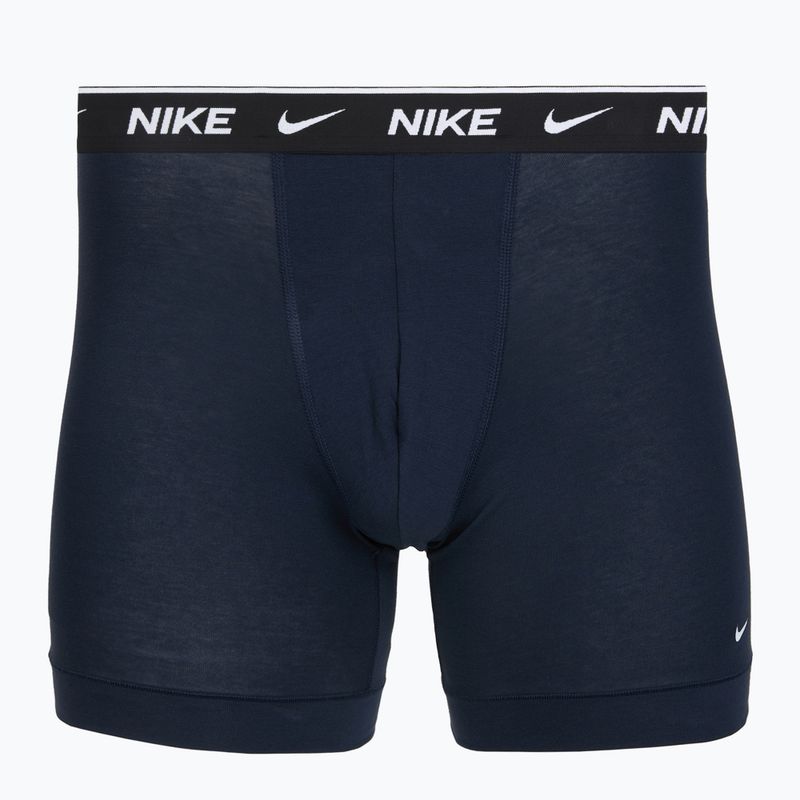 Boxer da uomo Nike Cotton Stretch Boxer Brief black/blue/navy 3