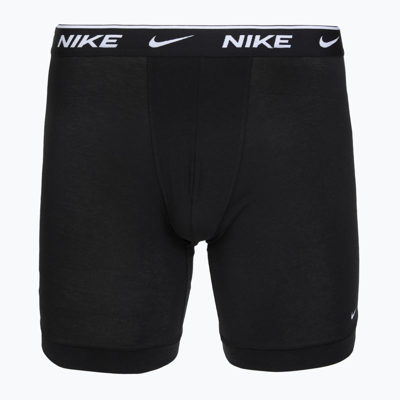 Boxer da uomo Nike Long Boxer Brief black 2