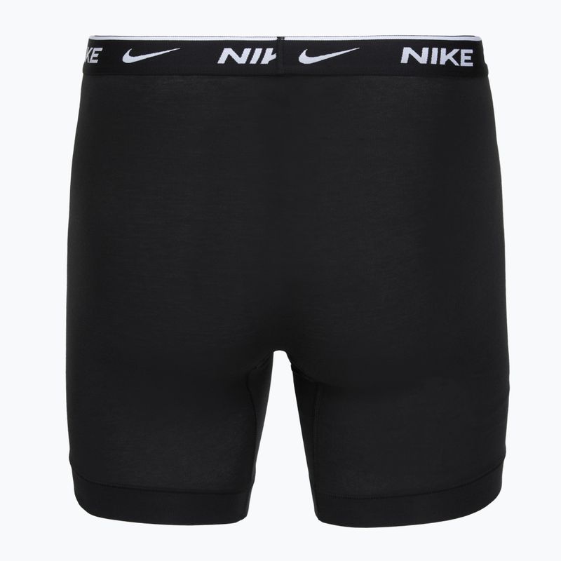 Boxer da uomo Nike Long Boxer Brief black 3