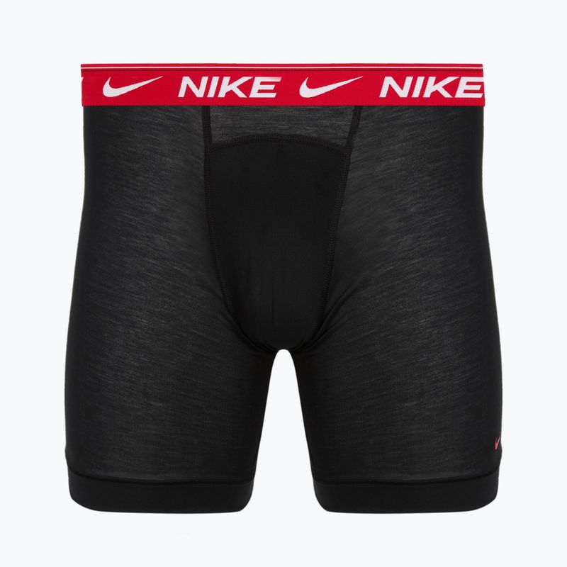 Boxer da uomo Nike Dri-FIT Ultra Comfort Long 3 pack gray 2