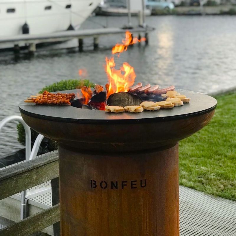 Braciere da giardino BonFeu Bonbiza corten 10