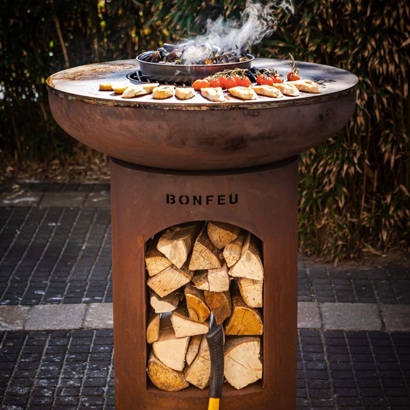Braciere da giardino BonFeu BonBiza corten 10