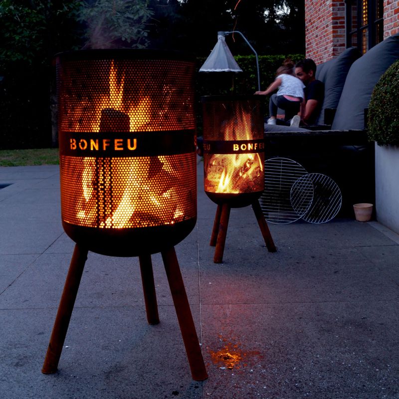 Braciere da giardino BonFeu BonVes corten 10