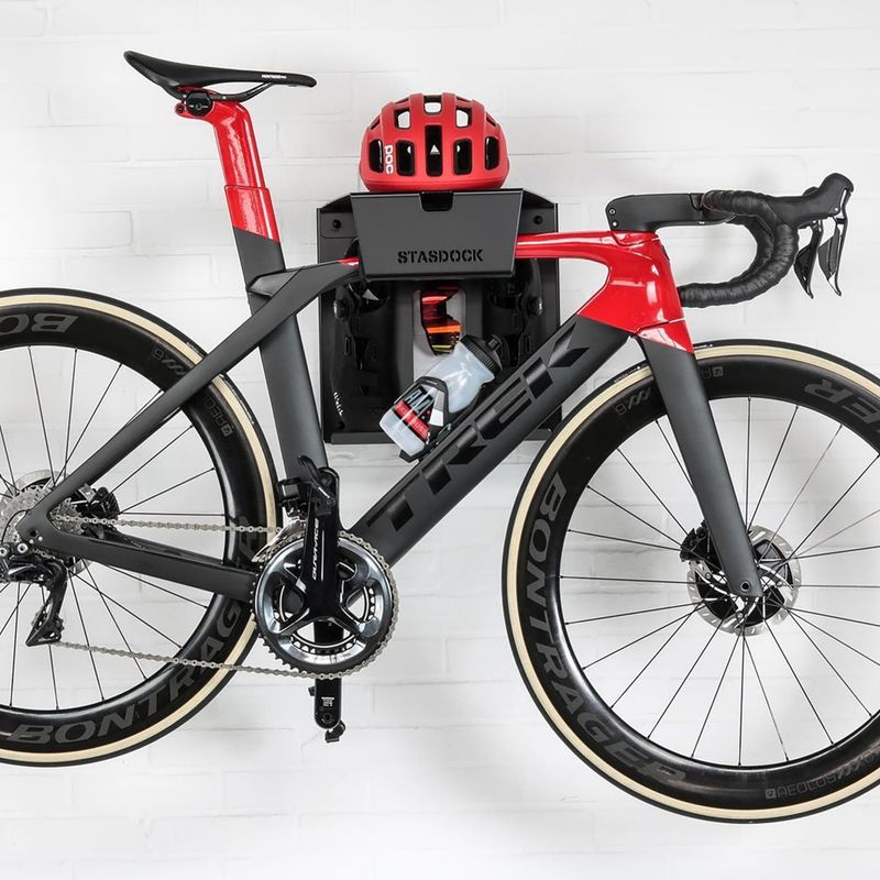 STASDOCK Gancio per bicicletta nero felice 4