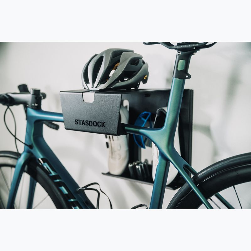STASDOCK Gancio per bicicletta nero felice 7