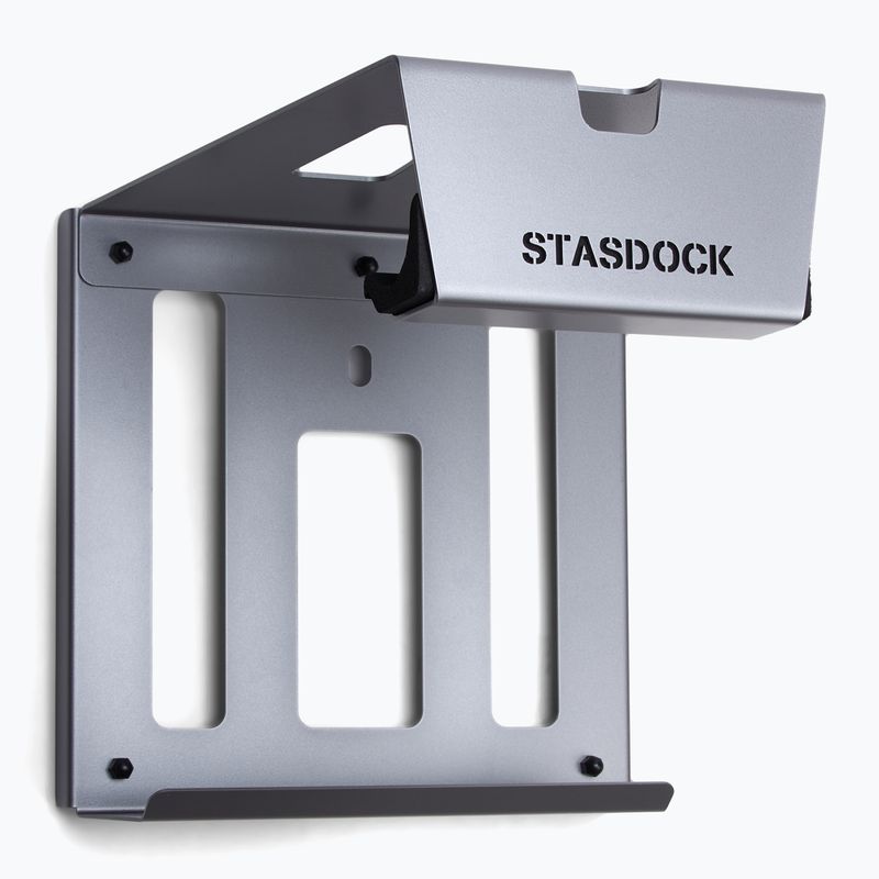 STASDOCK Gancio per bicicletta argento profondo