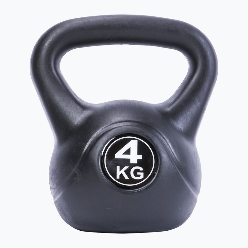 Kettlebell 4kg Pure2Improve nero P2I202080
