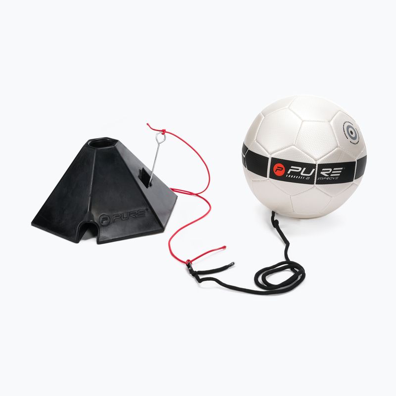 Pure2Improve Allenatore di palloni da calcio nero/rosso 2929