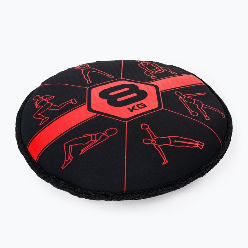 Pure2Improve Sandbell 8kg nero e rosso P2I201240