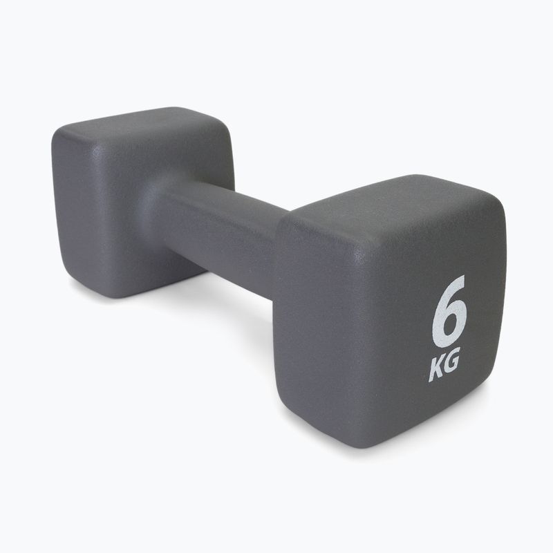 Manubrio in neoprene da 6 kg Pure2Improve grigio P2I201440