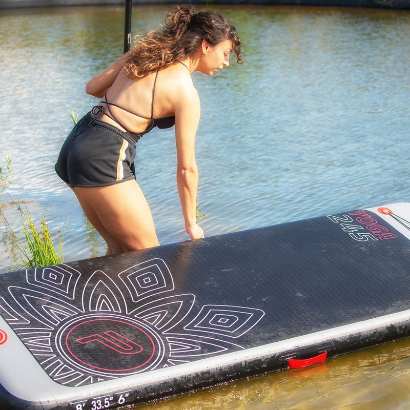 Pure4Fun SUP Yoga board nero/rosso/grigio 12