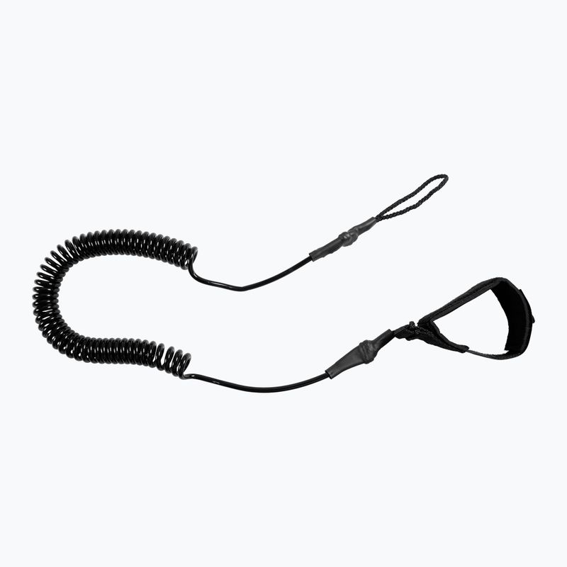 Guinzaglio per tavola da SUP Pure4Fun Coil Leash nero/grigio