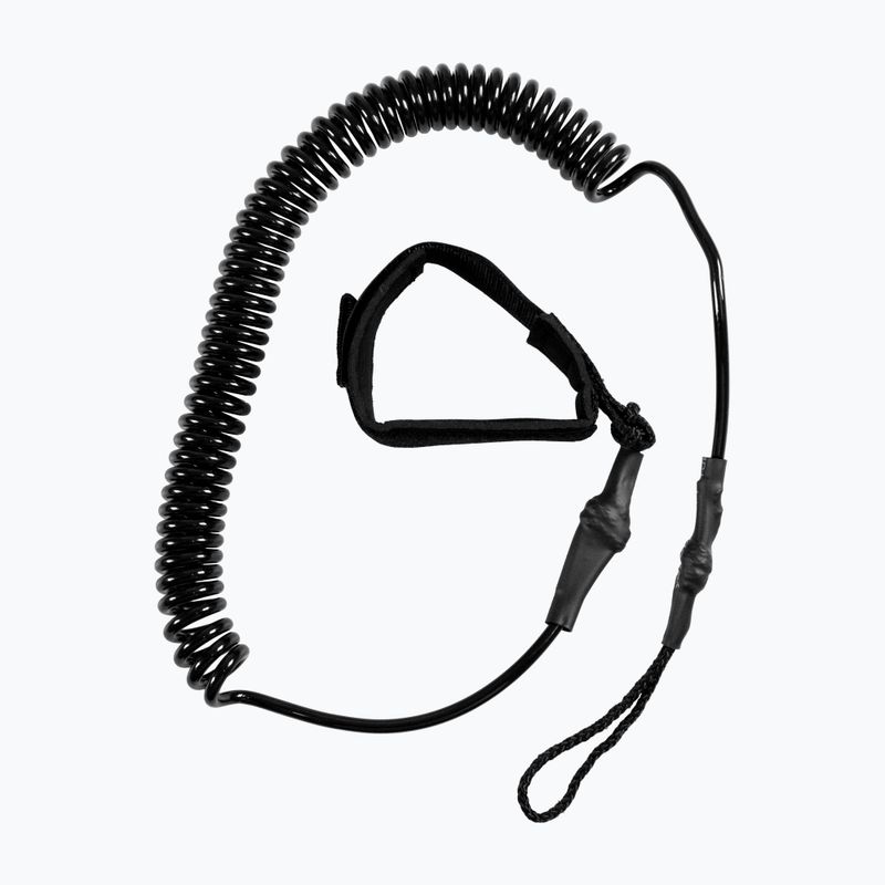 Guinzaglio per tavola da SUP Pure4Fun Coil Leash nero/grigio 2