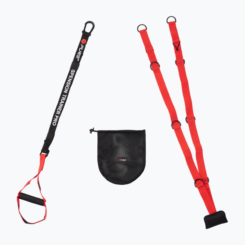 Pure2Improve Suspension Trainer Pro cinghie rosso/nero 2214 2