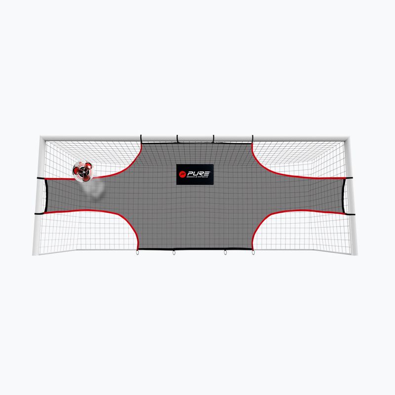 Telone da allenamento per porta 5 x 2 m Pure2Improve nero e rosso 3911