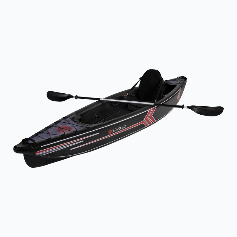 Pure4Fun Dropstitch 1 P nero/rosso/bianco kayak gonfiabile ad alta pressione 3