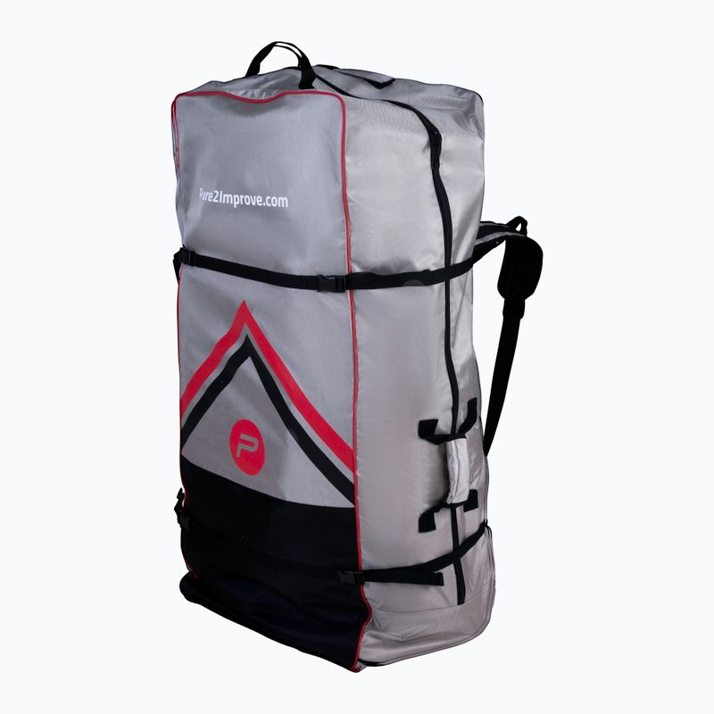 Pure4Fun Dropstitch 1 P nero/rosso/bianco kayak gonfiabile ad alta pressione 6