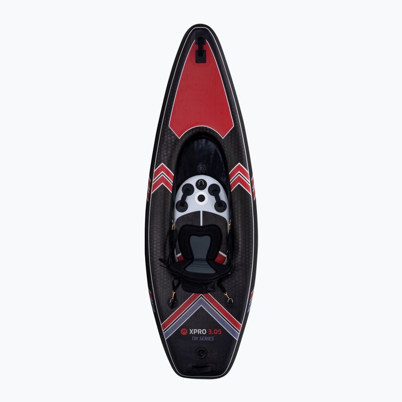 Pure4Fun Tri Purpose nero/rosso/bianco kayak per 1 persona/ibrido SUP 2