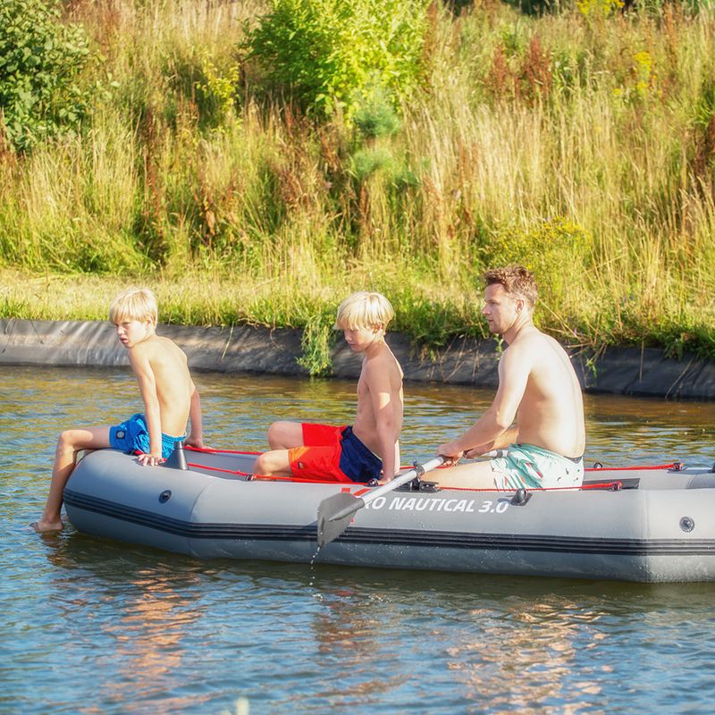 Pure4Fun XPRO Nautical 3.0 pontone per 4 persone grigio/nero/rosso 7