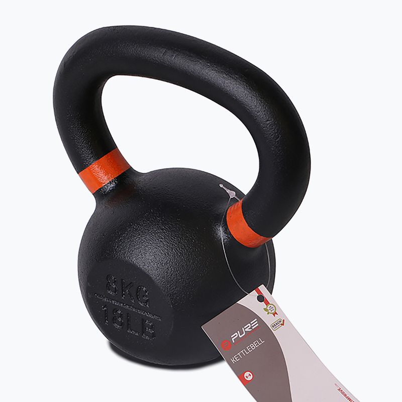 Kettlebell 8 kg Pure2Improve nero P2I810090 5