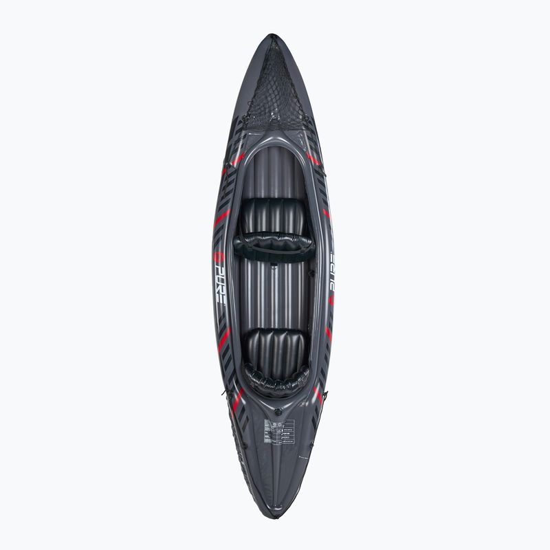Pure4Fun XPRO Kayak 3.0 grigio/nero/rosso/bianco Kayak gonfiabile ad alta pressione per 2 persone 2