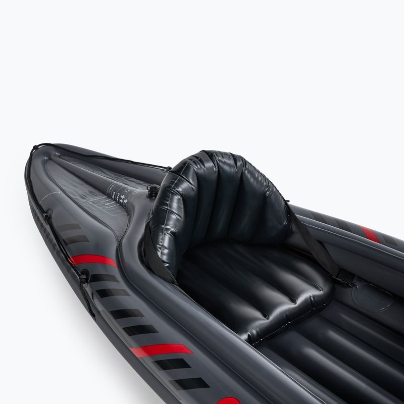 Pure4Fun XPRO Kayak 3.0 grigio/nero/rosso/bianco Kayak gonfiabile ad alta pressione per 2 persone 6