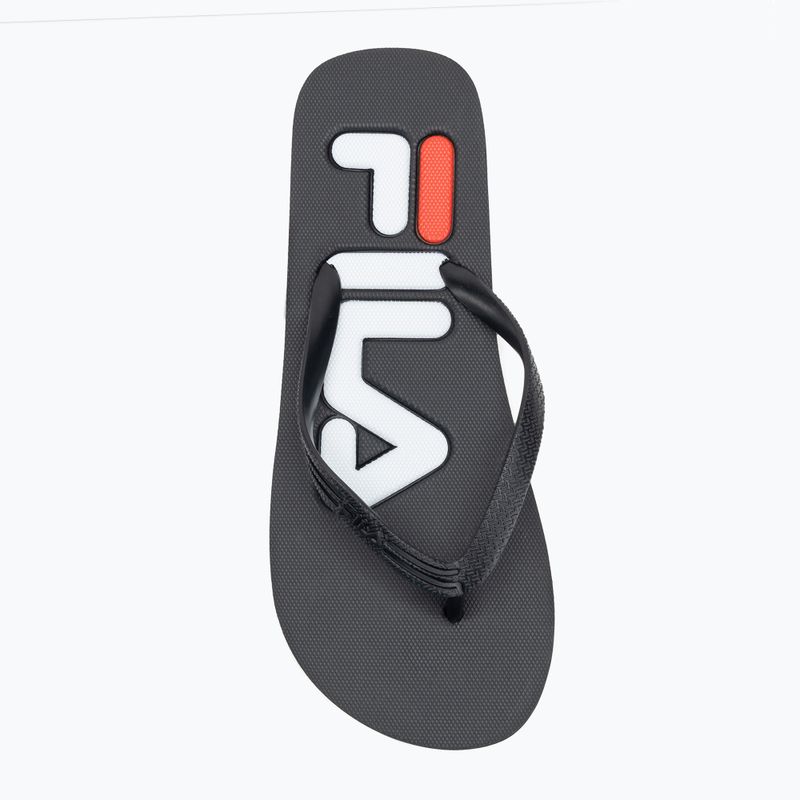 FILA Troy nero, infradito da donna 5