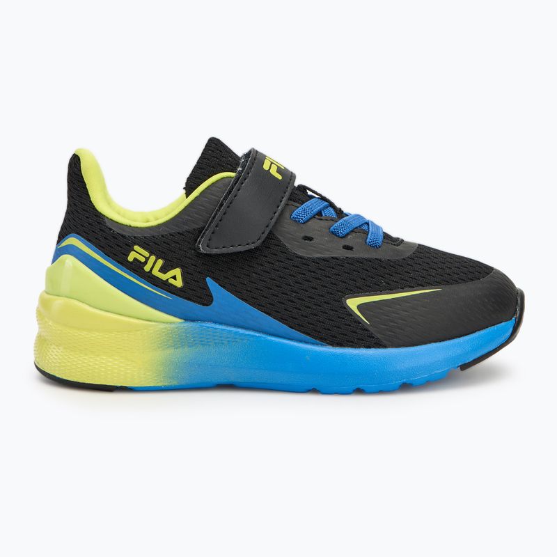 FILA Crusher V nero / blu vallarta scarpe da bambino 2