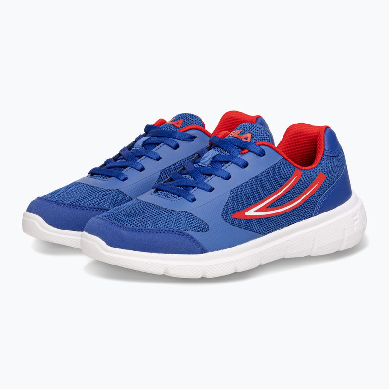 FILA Jumbler Active scarpe da bambino blu quarzo/fila rosso 8