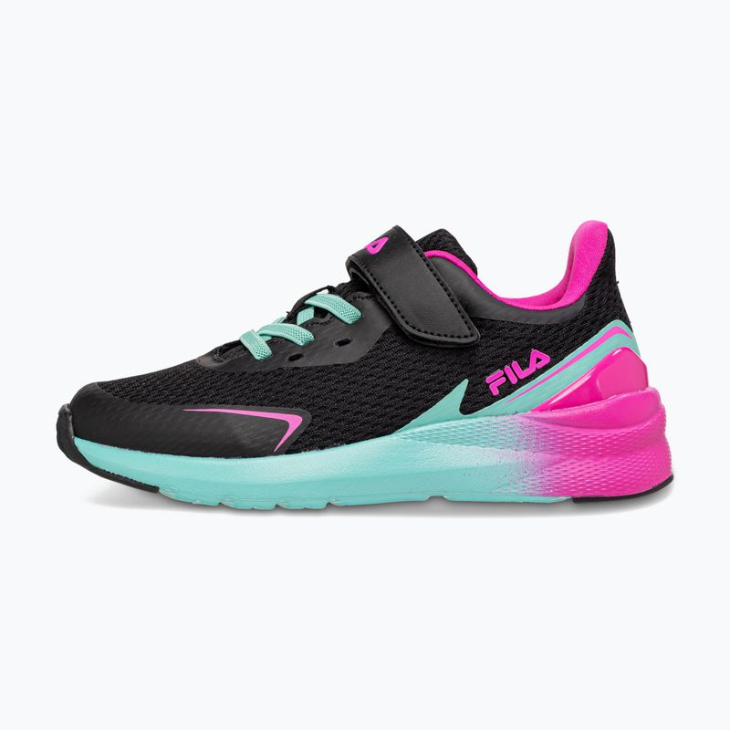 FILA Crusher V nero / rosa glo scarpe da bambino 9