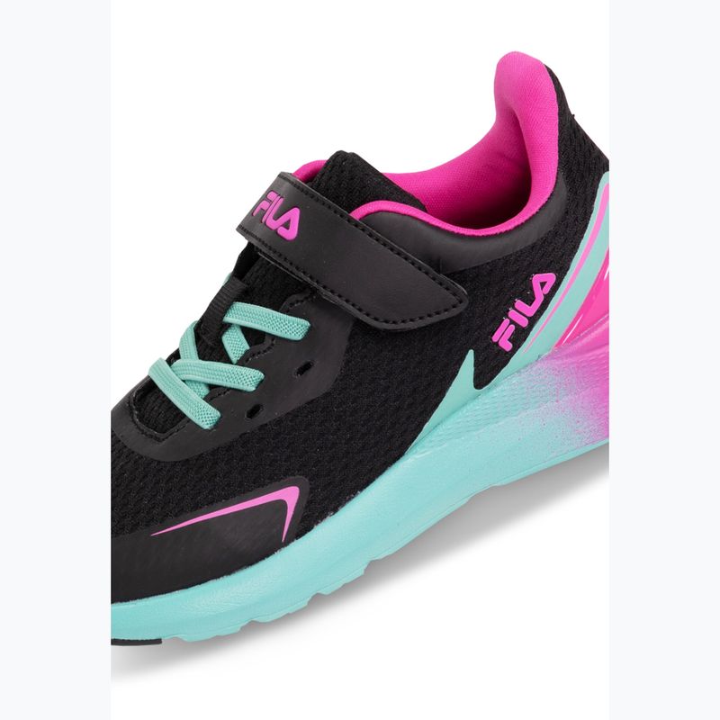 FILA Crusher V nero / rosa glo scarpe da bambino 13