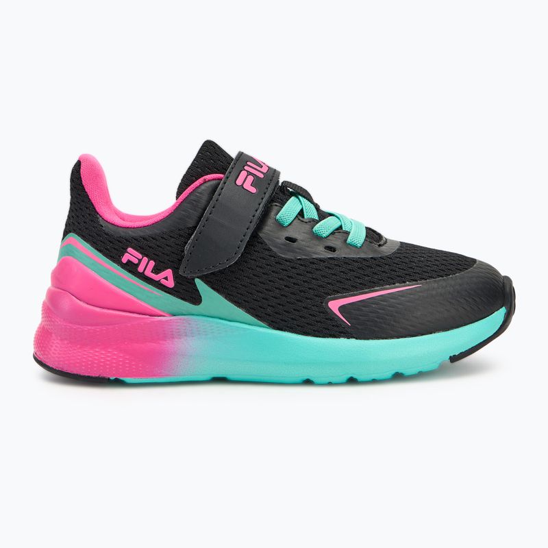 FILA Crusher V nero / rosa glo scarpe da bambino 2