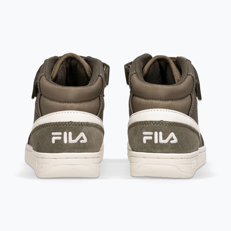 Scarpe da bambino FILA Crew Velcro Mid olive night 3