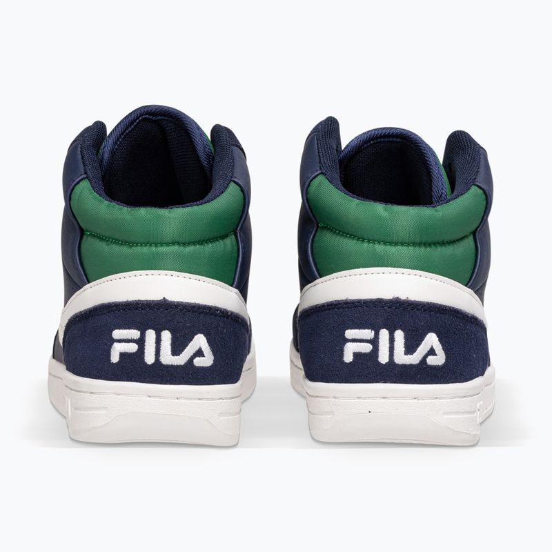 FILA Crew Mid scarpe da bambino blu/verde scuro 3