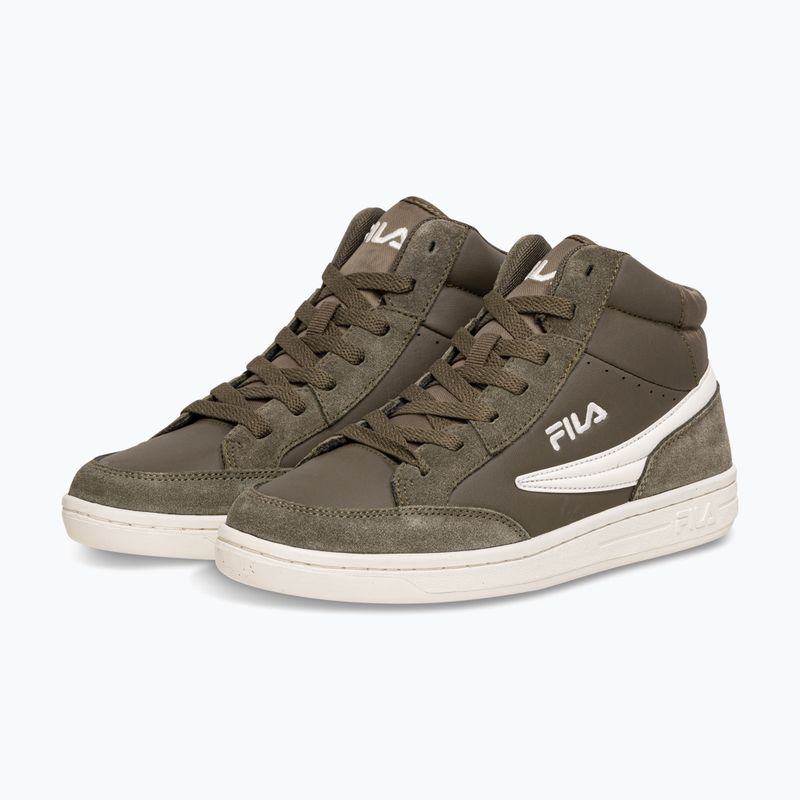 Scarpe da bambino FILA Crew Mid olive night 2