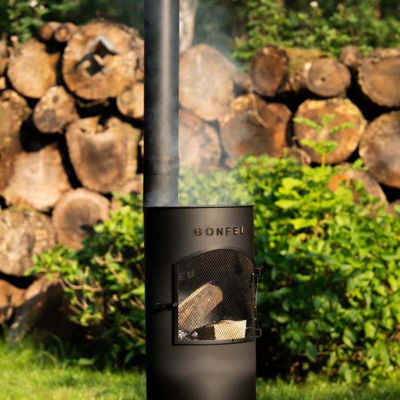 Camino da giardino BonFeu Bongiano LP black 3