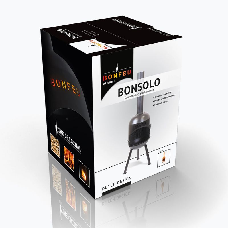 Camino da giardino BonFeu Bonsolo black 6